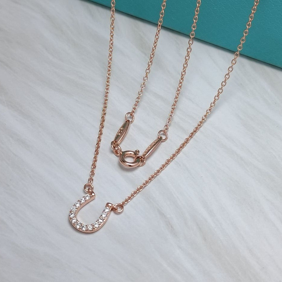 TIFFANY U DIAMONDS PEDANT NECKLACE