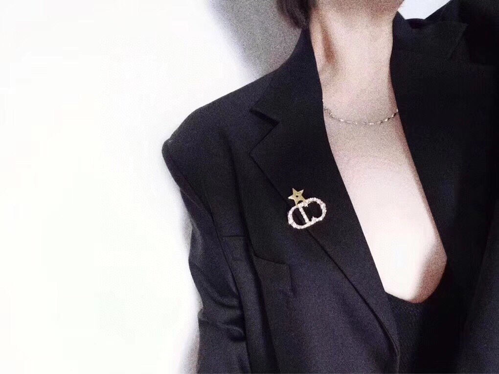 DIOR CD Brooch 04