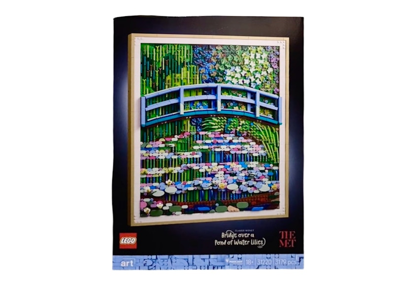 LEGO Art Claude Monet Bridge over a Pond of Water Lilies Set 31220