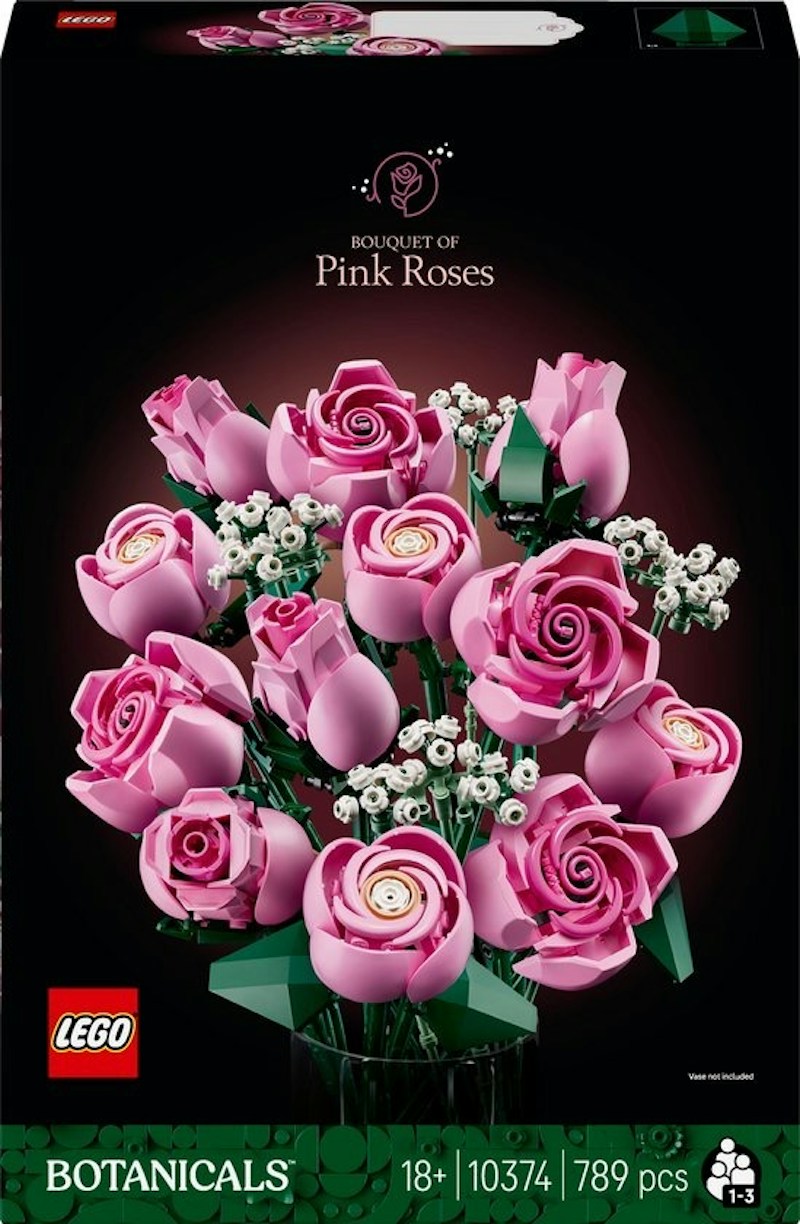 LEGO Botanicals Bouquet of Pink Roses Set 10374