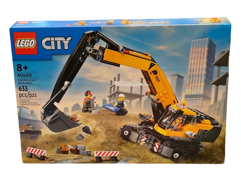 LEGO City Yellow Construction Excavator Set 60420