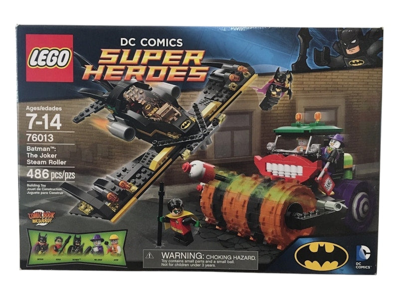 LEGO DC Comics Super Heroes Batman: The Joker Steam Roller Set 76013