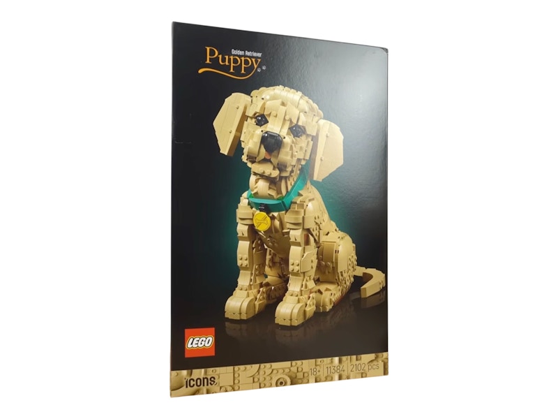 LEGO Icons Golden Retriever Puppy Set #11384