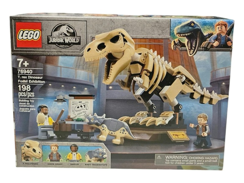 LEGO Jurassic World T.rex Dinosaur Fossil Exhibition Set 76940