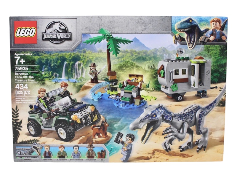 LEGO Jurrasic World Baryonyx Face-Off: The Treasure Hunt Set 75935