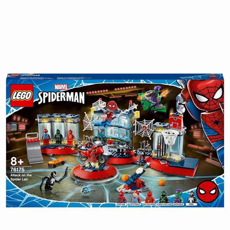LEGO Marvel Attack on the Spider Lair Set 76175