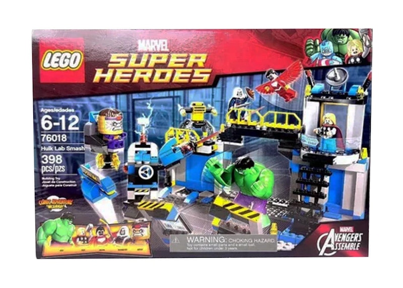 LEGO Marvel Super Heroes Avengers: Hulk Lab Smash Set 76018