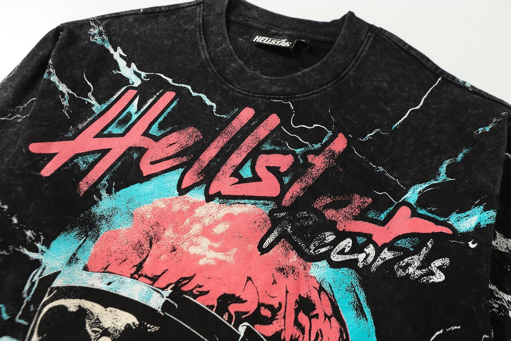 Hellstar Star Graphic Long-Sleeve T-Shirt — detail