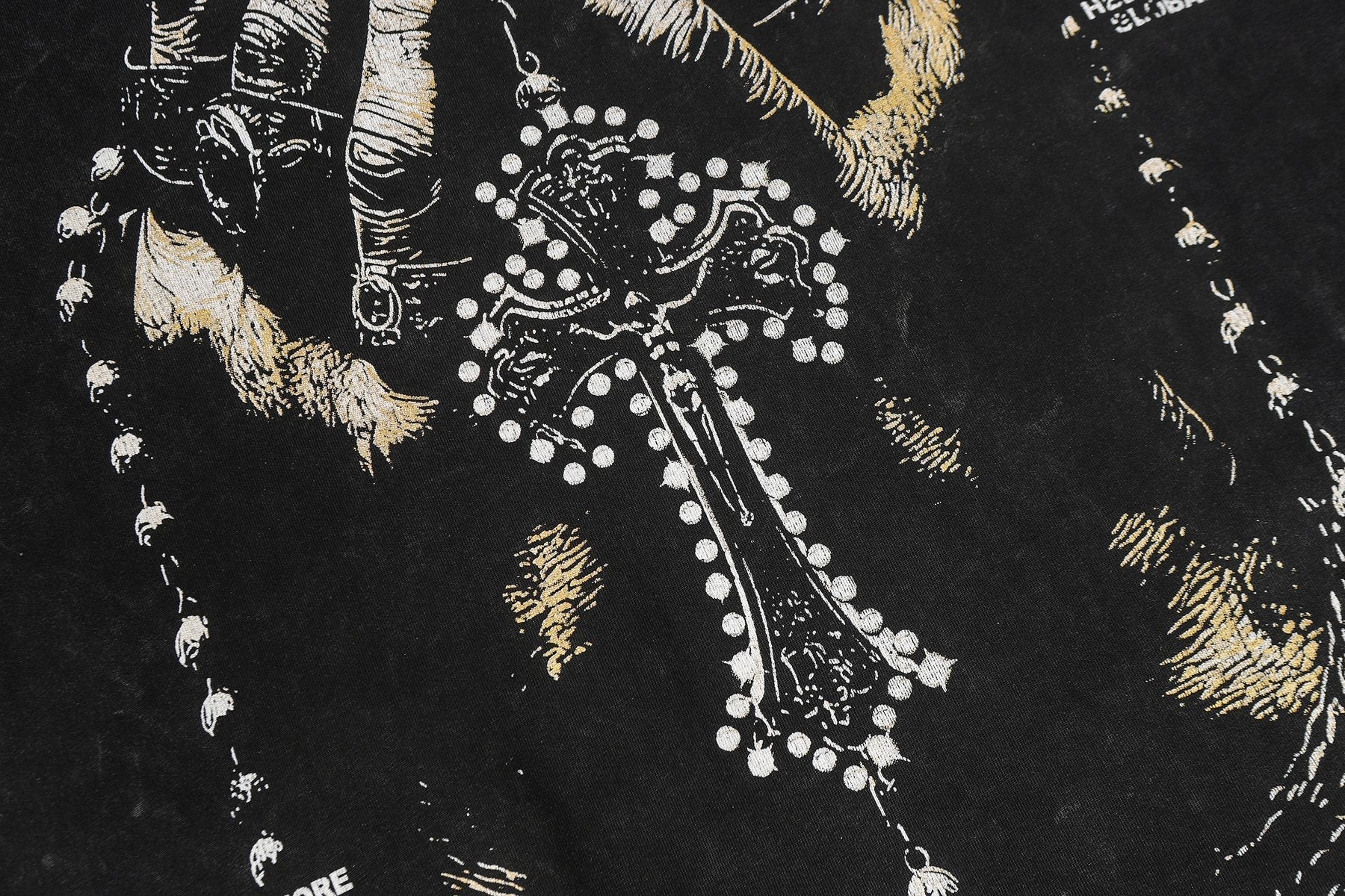 Hellstar Death Before Dishonor Graphic Short-Sleeve T-Shirt — detail