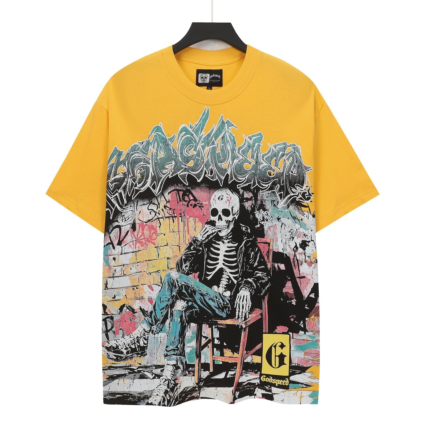 Godspeed Skeleton Graphic T-Shirt — hero