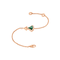 BVLGARI DREAM BRACELET MALACHITE PINK GOLD DIAMOND