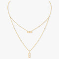 MESSIKA MOVE UNO 2 ROW DIAMOND NECKLACE