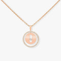 MESSIKA LUCKY MOVE PM NECKLACE PINK GOLD DIAMOND