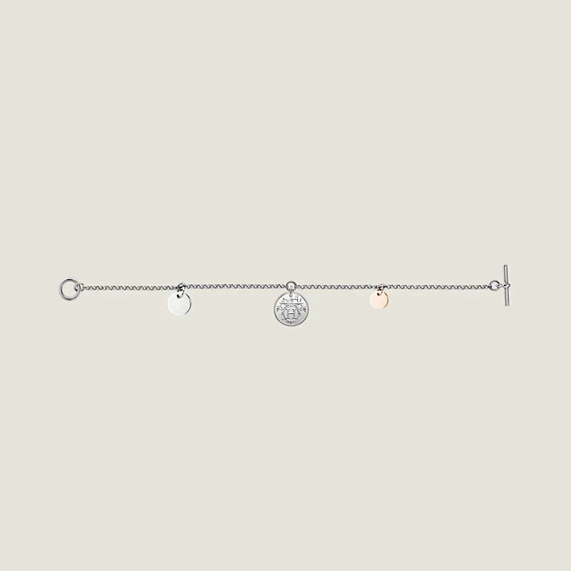 HERMES EX-LIBRIS PEDANT BRACELET