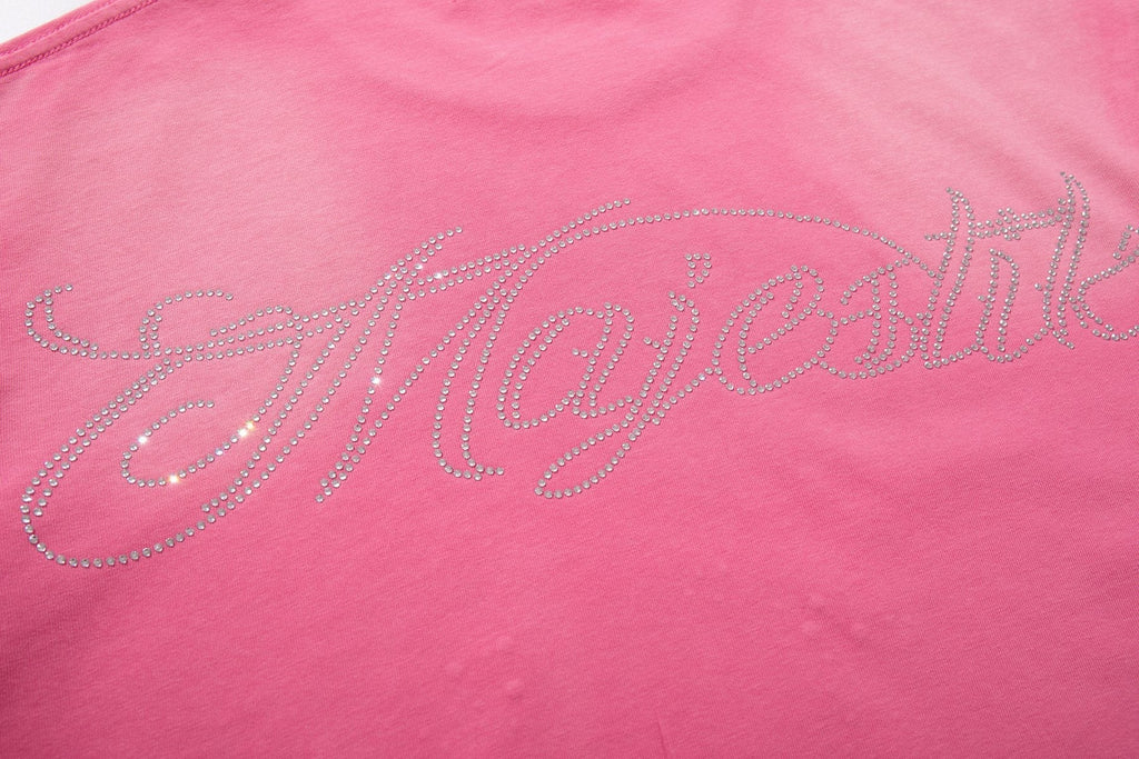MAJESTIK Broken Heart Graphic T-Shirt — detail