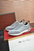 Loro Piana Paneled Lace-Up Sneakers — hero