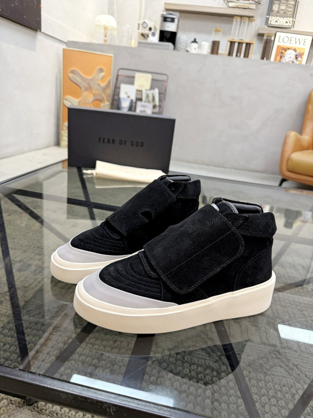 Fear of God Strap High-Top Sneakers — front