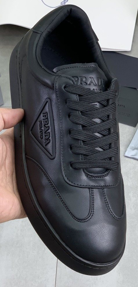 Prada Paneled Low-Top Sneakers — front