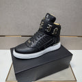 Philipp Plein Buckle-Strap High-Top Sneakers — hero