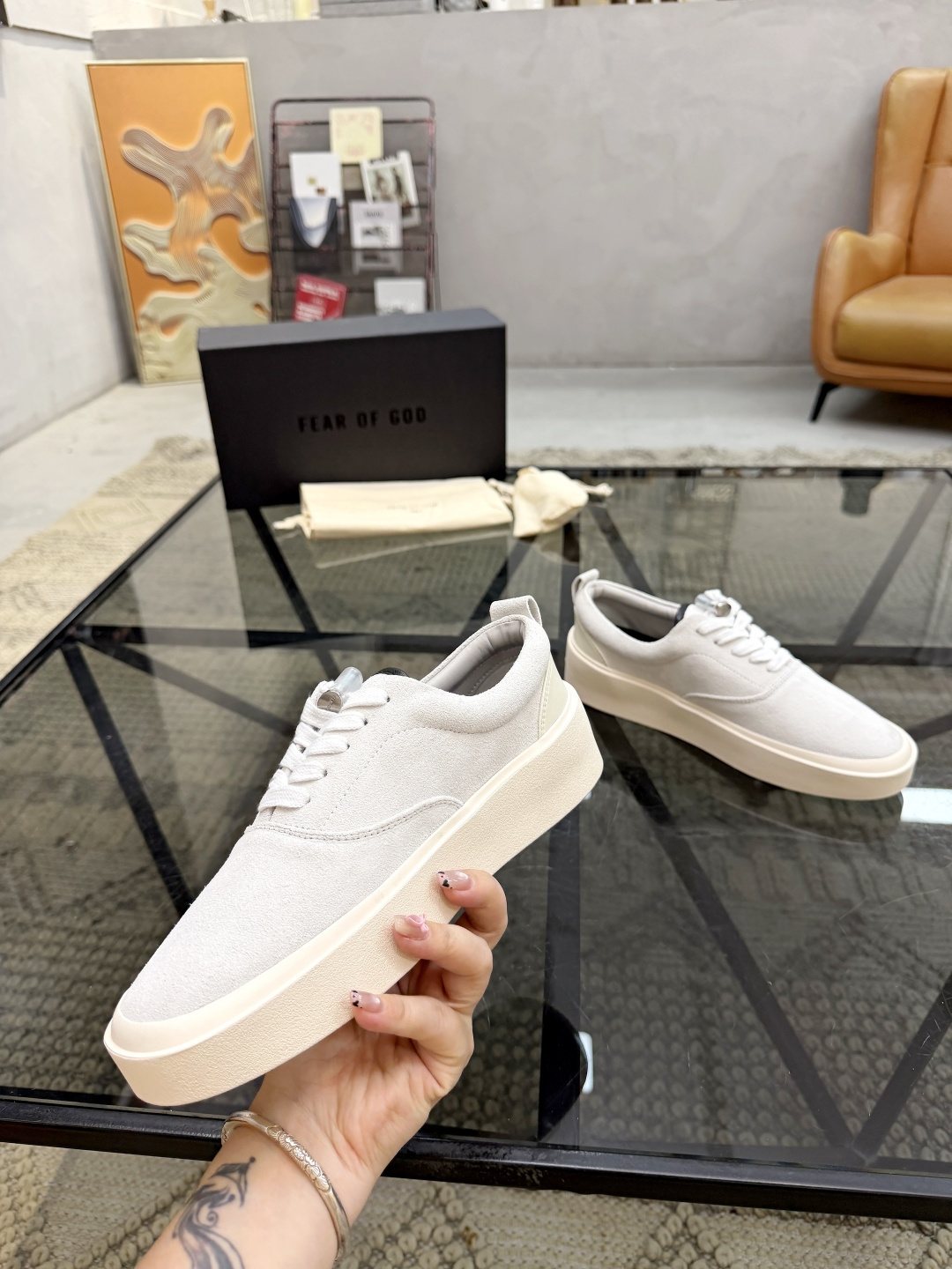 Fear of God Thick-Sole Low-Top Sneakers — model