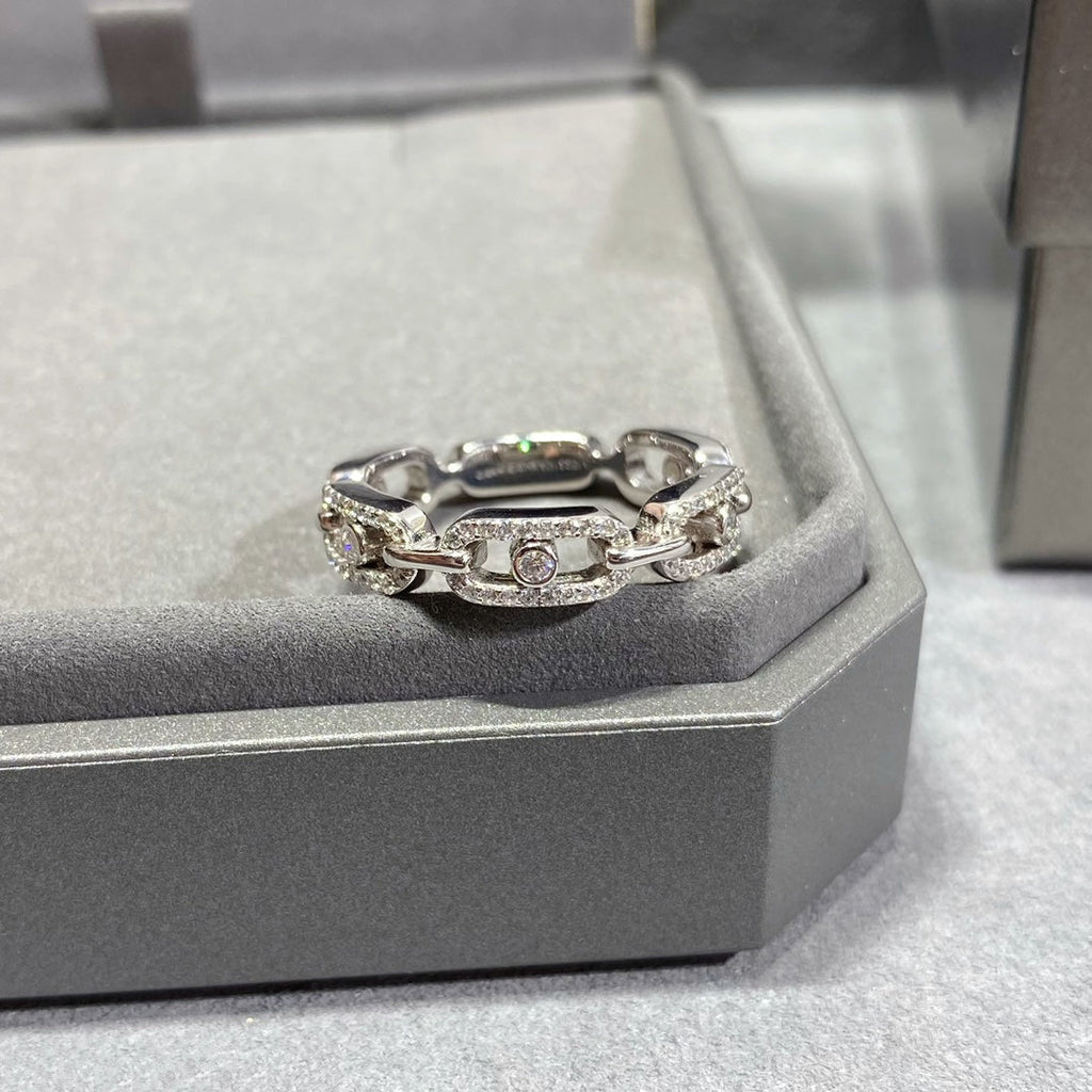 MESSIKA MOVE LINK PAVED DIAMOND RING
