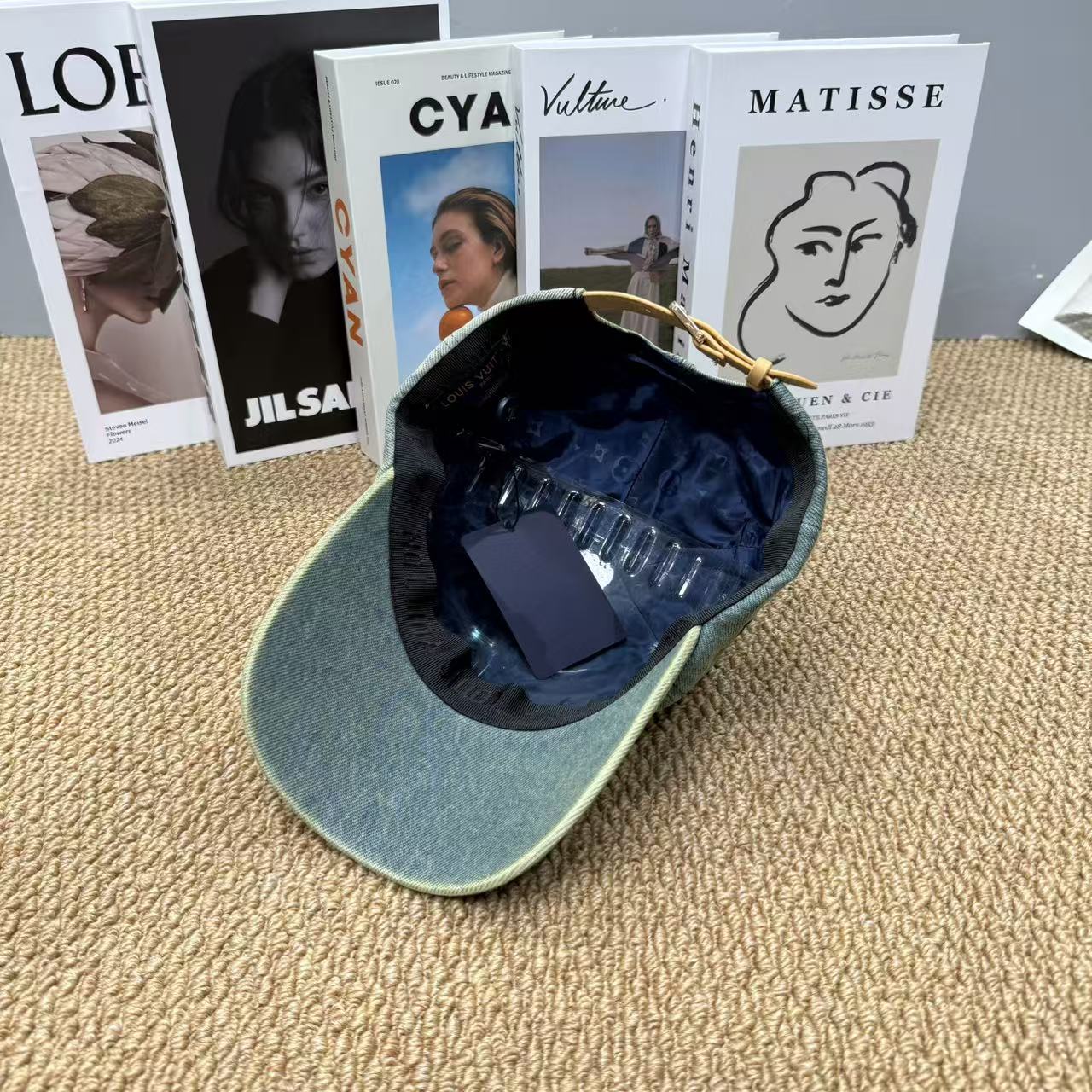 LOUIS VUITTON Monogram Denim Baseball Cap